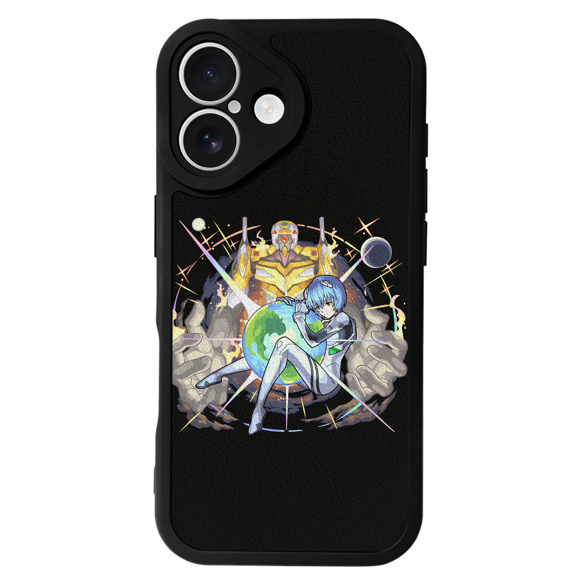 （画像用） EVA 新世紀エヴァンゲリオン 【iPhone 16シリーズ対応】シリコンスマホケース（レザー調） 材質：シリコン